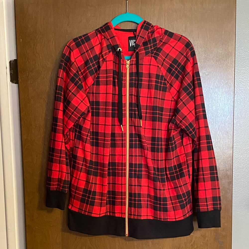 Victoria’s Secret Sport Plaid Hoodie
